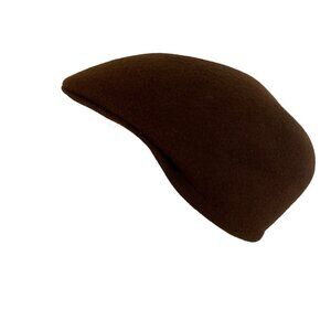 Vintage John Kent Brown Classic Wool Beret Hat